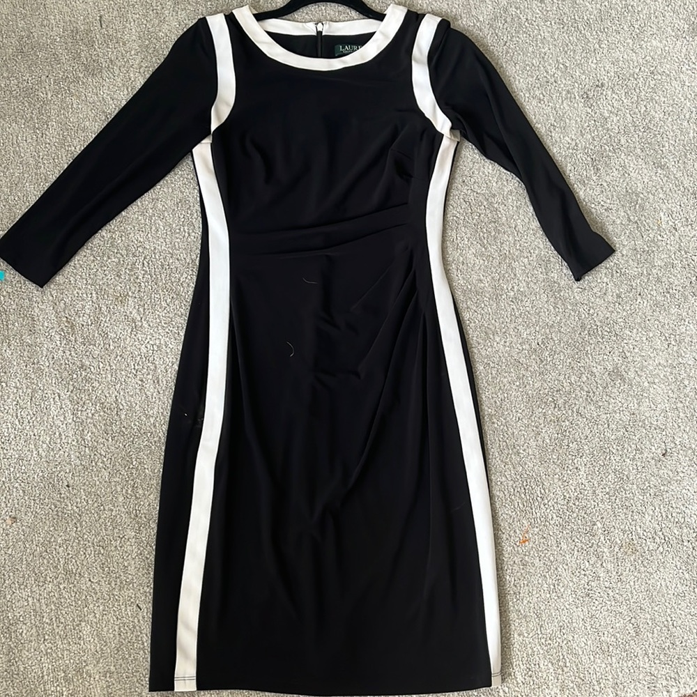 Black and white dress